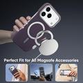 iPhone 18 Pro Max/17 Pro Max Slim Carbon Fiber Magnetic Case - Purple