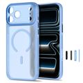 iPhone 18 Pro Max/17 Pro Max Tech-Protect MagPrime MagSafe CC Hybrid Case - Matte Light Blue