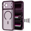 iPhone 18 Pro Max/17 Pro Max Tech-Protect MagPrime MagSafe CC Hybrid Case - Matte Burgundy