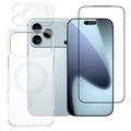 iPhone 18 Pro Max 3-in-1 Protection Set - MagSafe Compatible - Clear