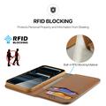 iPhone 18 Pro Max Dux Ducis Hivo Wallet Leather Case - Brown