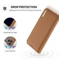 iPhone 18 Pro Max Dux Ducis Hivo Wallet Leather Case - Brown
