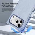 iPhone 18 Pro Max Dux Ducis Lawa Wallet Leather Case w. Magnetic Cover - Baby Blue