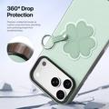 iPhone 18 Pro Max Dux Ducis Luvy Case with Finger Ring/Hand Strap - Green / Clover