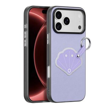 iPhone 18 Pro Max Dux Ducis Luvy Case with Finger Ring/Hand Strap - Purple / Shell