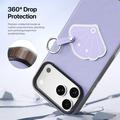 iPhone 18 Pro Max Dux Ducis Luvy Case with Finger Ring/Hand Strap - Purple / Shell