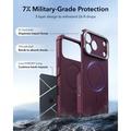 iPhone 18 Pro Max/17 Pro Max ESR Cyber Tough Kickstand MagSafe Hybrid Case - Deep Burgundy