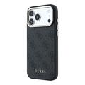 iPhone 18 Pro Max Guess 4G Gold Frame Case - MagSafe Compatible - Black