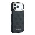 iPhone 18 Pro Max Guess 4G Gold Frame Case - MagSafe Compatible - Black