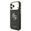 iPhone 18 Pro Max Guess 4G Metal Logo Gold Frame Case