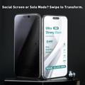 iPhone 18 Pro Max HD Tempered Glass Screen Protector with Automatic Dust Removal Tool - 9H
