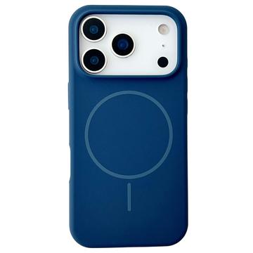 iPhone 18 Pro Max Liquid Silicone Case - MagSafe Compatible - Dark Blue