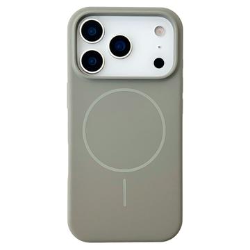 iPhone 18 Pro Max Liquid Silicone Case - MagSafe Compatible - Titanium Grey