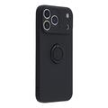 iPhone 18 Pro Max Liquid Silicone Case with Ring Holder and Wrist Strap