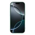 iPhone 18 Pro Max Liquid Silicone Case with Ring Holder and Wrist Strap - Mint