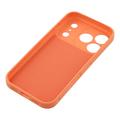 iPhone 18 Pro Max Liquid Silicone Case with Ring Holder and Wrist Strap - Orange