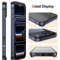iPhone 18 Pro Max Metal Bumper with Raised Edges - Blue