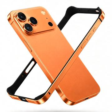 iPhone 18 Pro Max Metal Bumper with Raised Edges - Orange