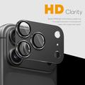 iPhone 18 Pro Max Northjo Full Protection Matte Metal and Tempered Glass Camera Lens Protector - Grey