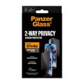 iPhone 18 Pro Max PanzerGlass Ultra-Wide Fit EasyAligner 2-Way Privacy Screen Protector - 9H - Black Edge