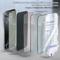 iPhone 18 Pro Max Privacy Tempered Glass Screen Protector with Automatic Dust Removal Tool - 9H