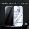 iPhone 18 Pro Max Privacy Tempered Glass Screen Protector with Automatic Dust Removal Tool - 9H