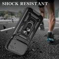 iPhone 18 Pro Max Rotary Ring Hybrid Case with Camera Shield