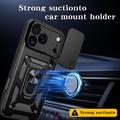 iPhone 18 Pro Max Rotary Ring Hybrid Case with Camera Shield
