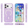 iPhone 18 Pro Max Stylish Glitter Series Hybrid Case - MagSafe Compatible - Purple
