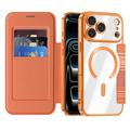 iPhone 18 Pro Max Stylish Magnetic Flip Case with RFID Card Slots
