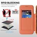 iPhone 18 Pro Max Stylish Magnetic Flip Case with RFID Card Slots