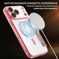 iPhone 18 Pro Max Stylish Magnetic Flip Case with RFID Card Slots - Pink