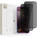 iPhone 18 Pro Max Tech-Protect Glass Spy+ Privacy Tempered Glass Screen Protector - 2 Pcs. - Black