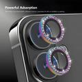 iPhone 18 Pro/18 Pro Max Northjo Rhinestone Camera Lens Protector Set - Gold
