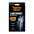 iPhone 18 Pro PanzerGlass Ultra-Wide Fit EasyAligner 2-Way Privacy Screen Protector - 9H - Black Edge