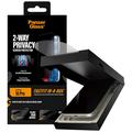 iPhone 18 Pro PanzerGlass Ultra-Wide Fit w. FastFit In-A-Box 2-Way Privacy Screen Protector - 9H - Black Edge