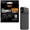 iPhone 18 Pro/18 Pro Max PanzerGlass Hoops Ceramic II Camera Lens Protector - Black