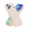 iPhone 18 Pro Stylish Glitter Series Hybrid Case - MagSafe Compatible - Gold