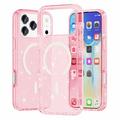 iPhone 18 Pro Stylish Glitter Series Hybrid Case - MagSafe Compatible