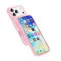 iPhone 18 Pro Stylish Glitter Series Hybrid Case - MagSafe Compatible - Pink