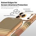 iPhone 18 Pro Stylish Magnetic Flip Case with RFID Card Slots - Brown