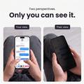 iPhone 18 Pro Tech-Protect Glass Spy+ Privacy Tempered Glass Screen Protector - 2 Pcs. - Black