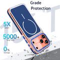 iPhone 18 Pro Two-Tone Hybrid Case - MagSafe Compatible - Blue