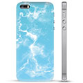 iPhone 5/5S/SE TPU Case - Blue Marble