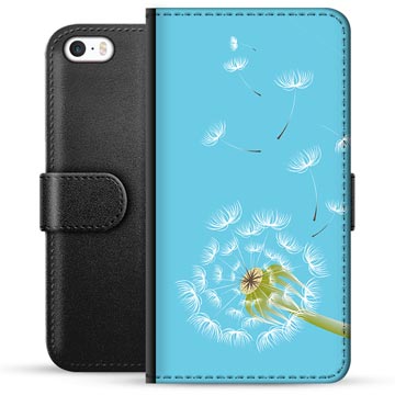 iPhone 5/5S/SE Premium Wallet Case - Dandelion