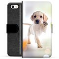 iPhone 5/5S/SE Premium Wallet Case - Dog