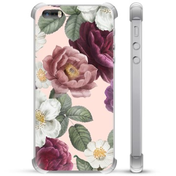 iPhone 5/5S/SE Hybrid Case - Romantic Flowers