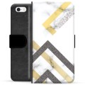 iPhone 5/5S/SE Premium Wallet Case - Abstract Marble