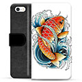 iPhone 5/5S/SE Premium Wallet Case - Koi Fish