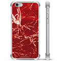 iPhone 6 / 6S Hybrid Case - Red Marble